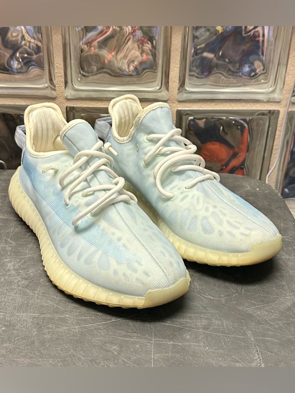 Adidas Yeezy Boost 350 V2 in the 'Mono Ice